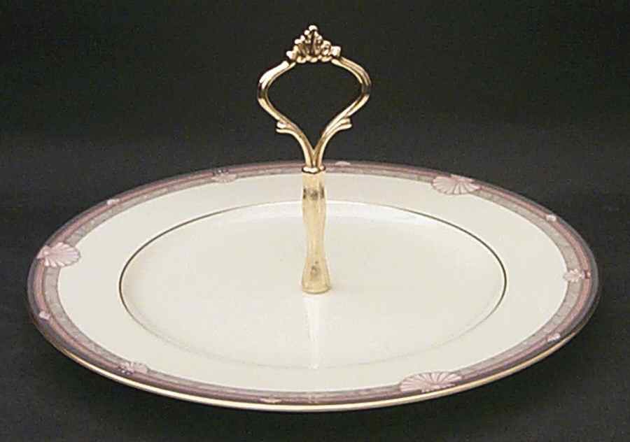 Stanford Court Round Serving Plate with Handle (DP) by Noritake-1