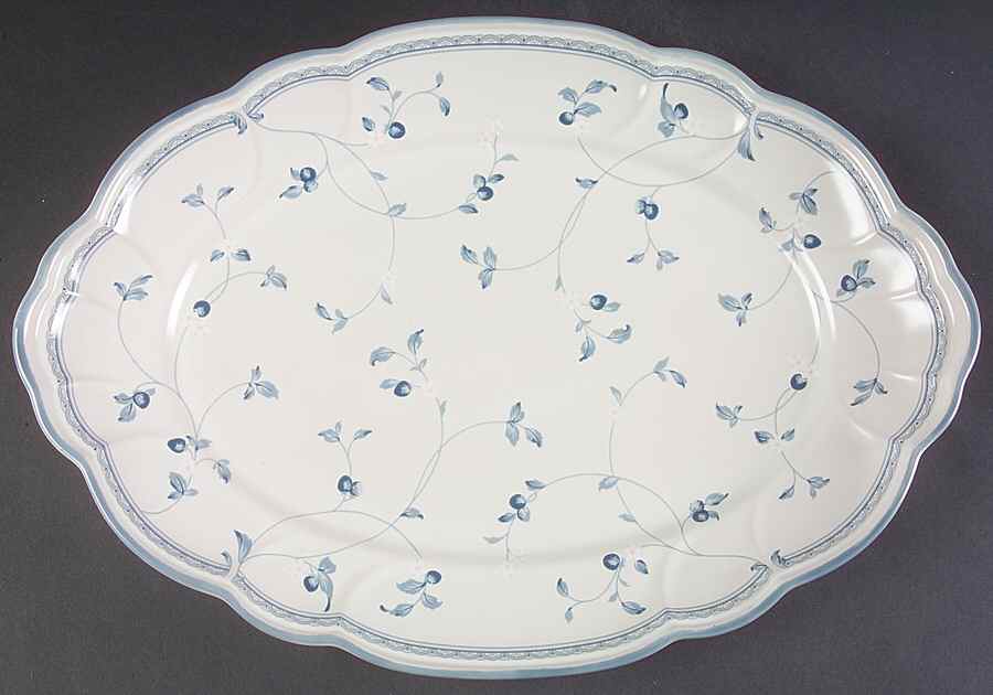 Strawberry Delight 16" Oval Serving Platter by Noritake-1