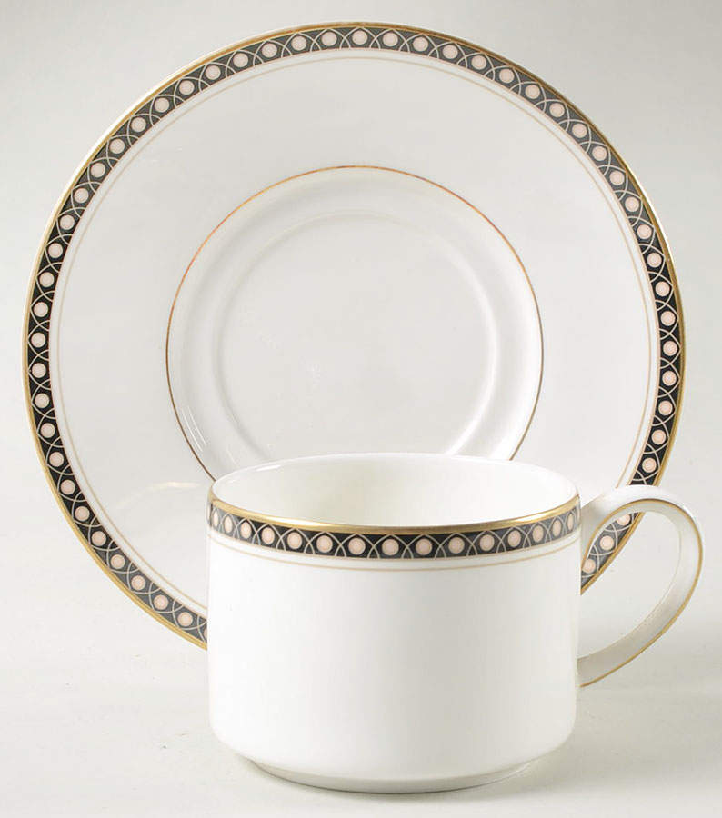 Stenmark Flat Cup & Saucer Set by Noritake-1