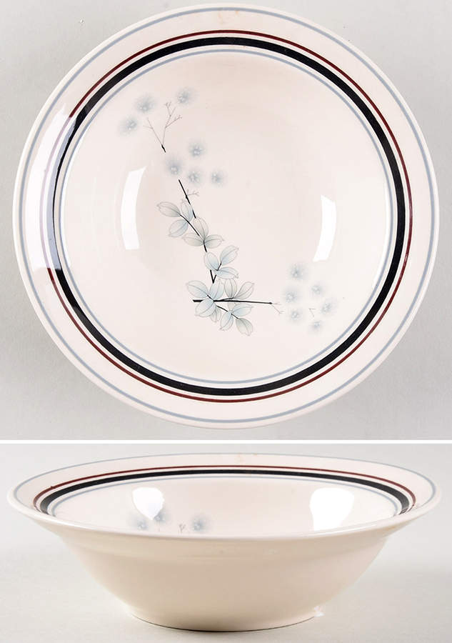 Star Flower Rim Cereal Bowl by Noritake-1