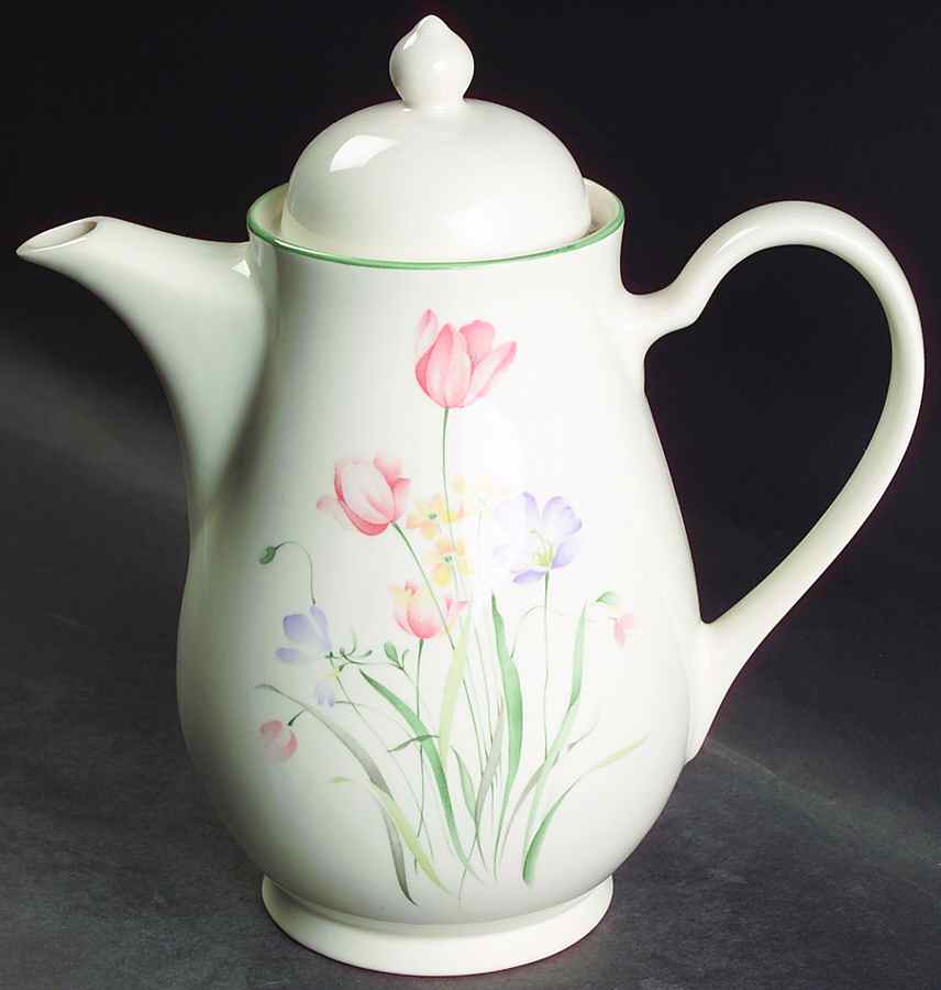 Stepping High Coffee Pot & Lid by Noritake-1