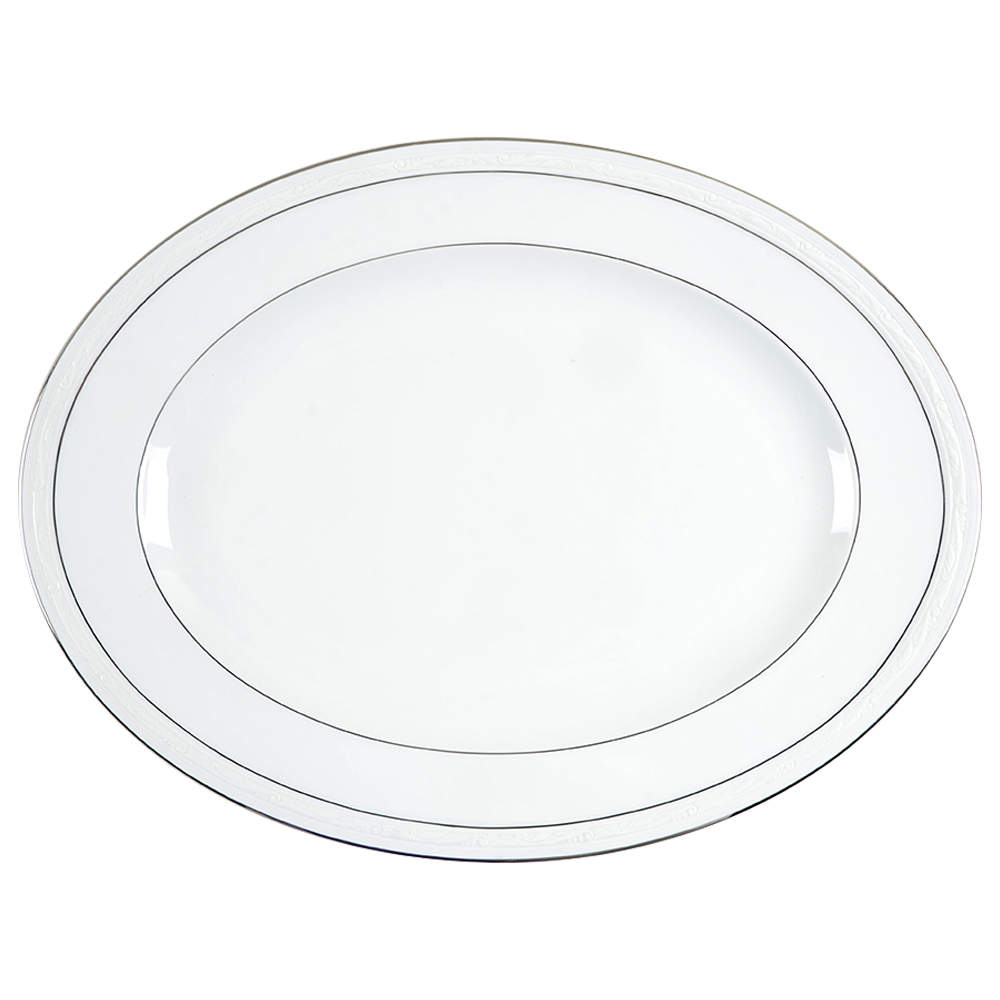 Stoneleigh 16" Oval Serving Platter by Noritake-1