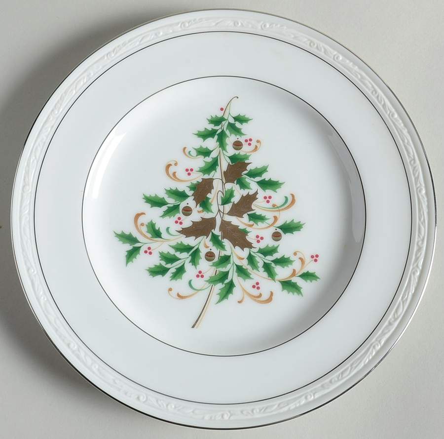 Stoneleigh Holiday Salad Plate by Noritake-1