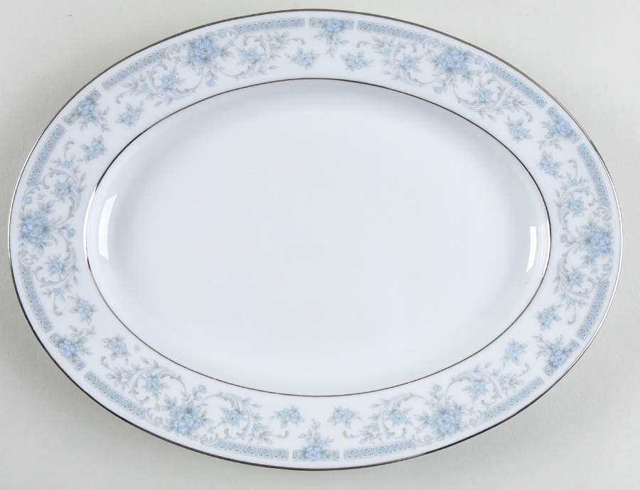 String of Pearls 11" Oval Serving Platter by Noritake-1