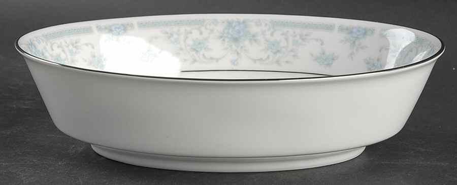 String of Pearls 9" Oval Vegetable Bowl by Noritake-1