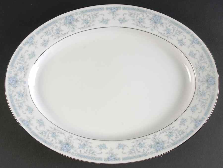 String of Pearls 13" Oval Serving Platter by Noritake-1