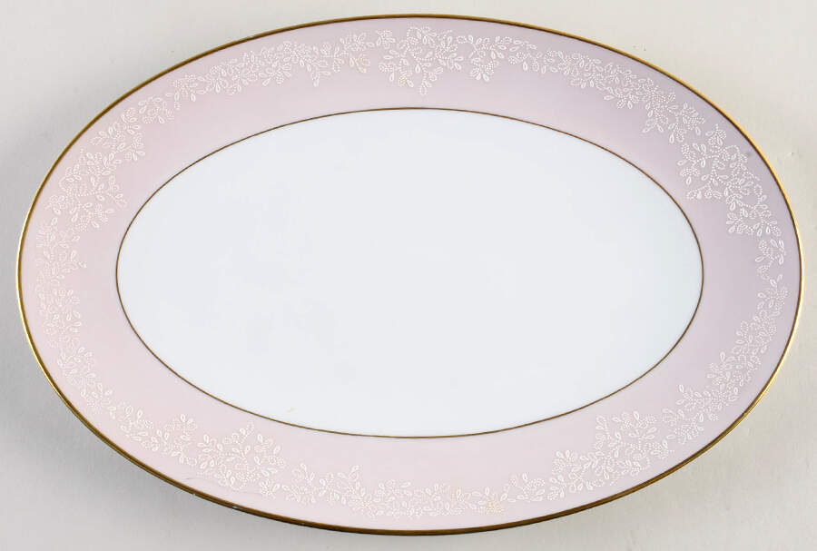 Stratford 14" Oval Serving Platter by Noritake-1