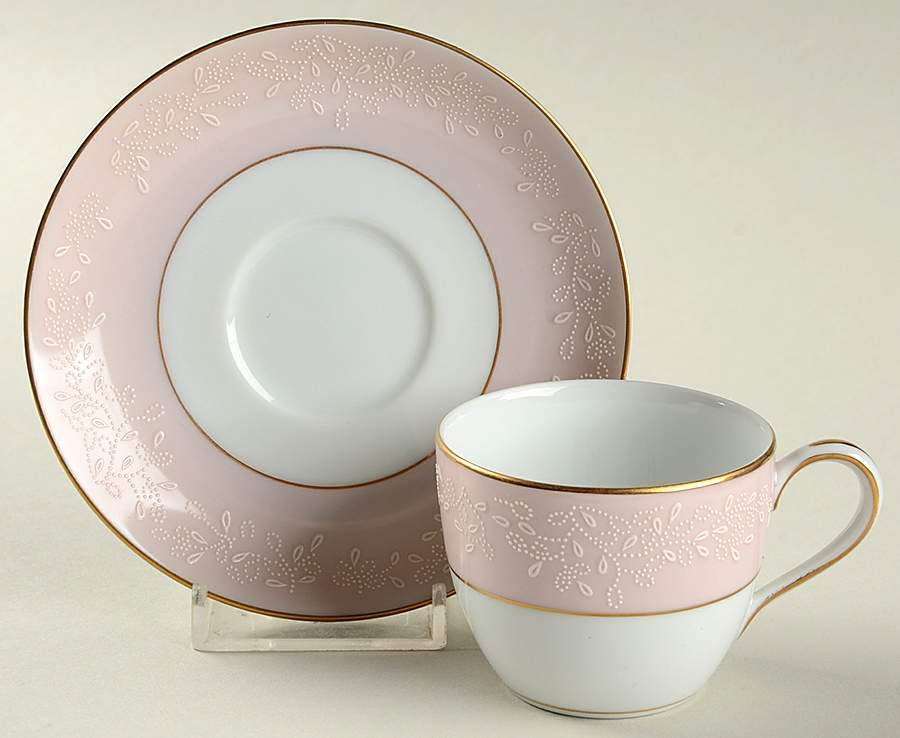 Stratford Flat Demitasse Cup & Saucer Set by Noritake-1