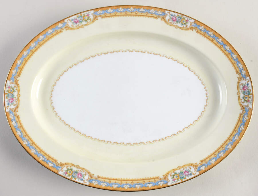 Stratford 13" Oval Serving Platter by Noritake-1