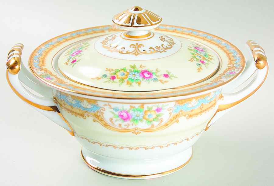 Stratford Sugar Bowl & Lid by Noritake-1