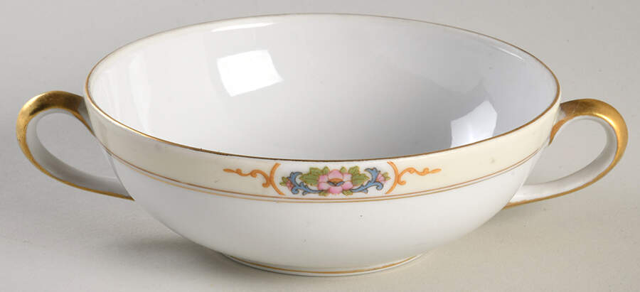Strathmore Flat Cream Soup Bowl by Noritake-1