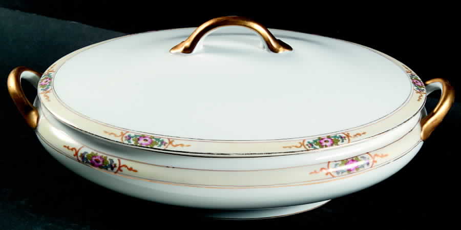Strathmore Oval Covered Vegetable by Noritake-1