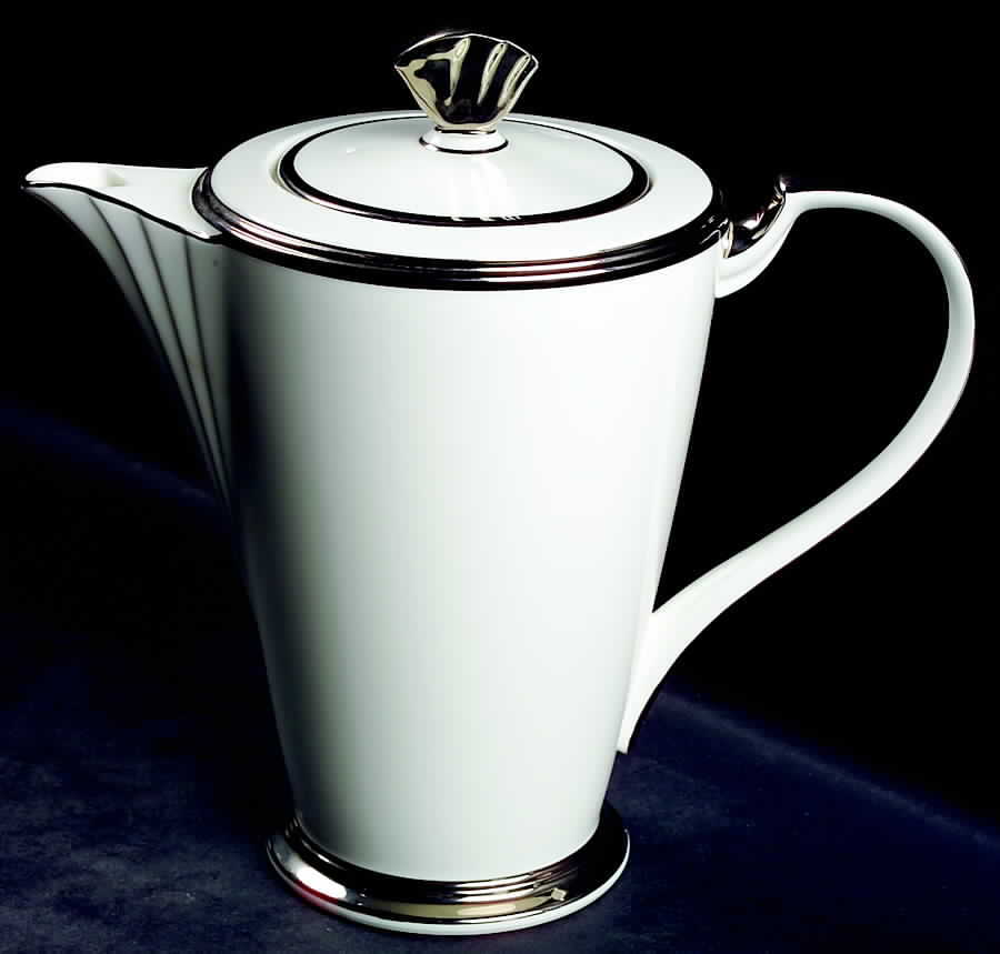 Sterling Tribute Coffee Pot & Lid by Noritake-1