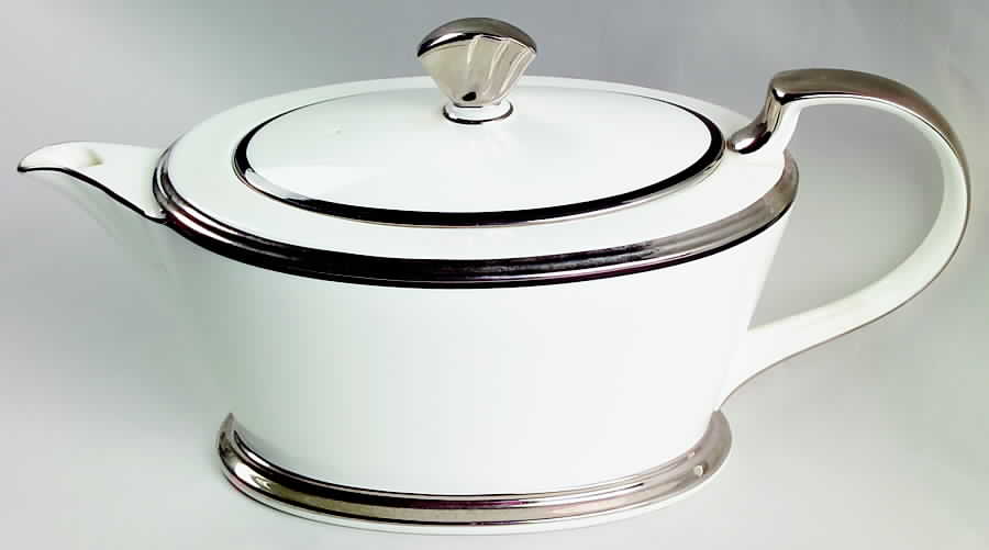 Sterling Tribute Teapot & Lid by Noritake-1