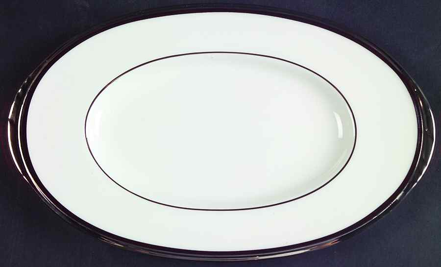 Sterling Tribute Relish/Butter Tray by Noritake-1