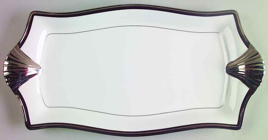 Sterling Tribute Large Sandwich Tray by Noritake-1