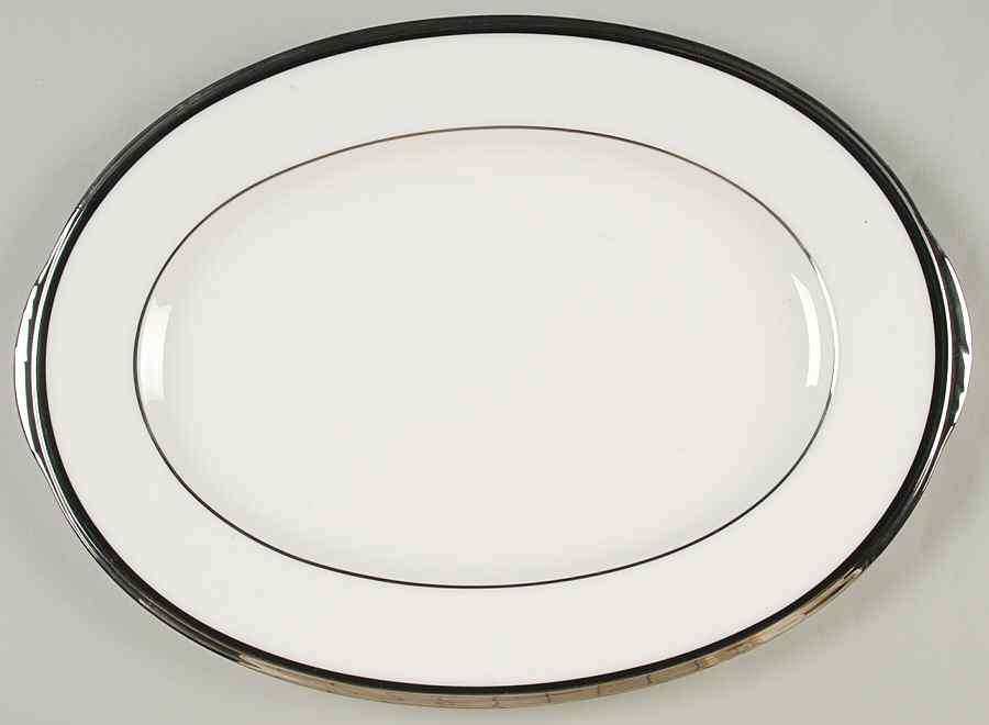 Sterling Tribute 12" Oval Serving Platter by Noritake-1