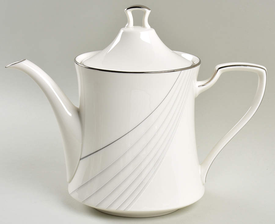 Sterling Tide Teapot & Lid by Noritake-1