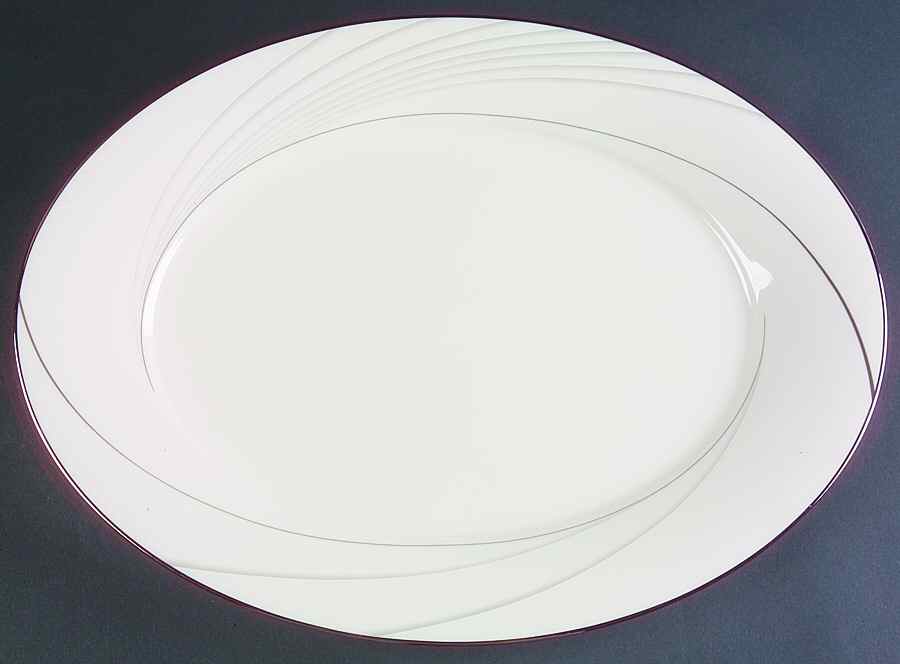 Sterling Tide 15" Oval Serving Platter by Noritake-1