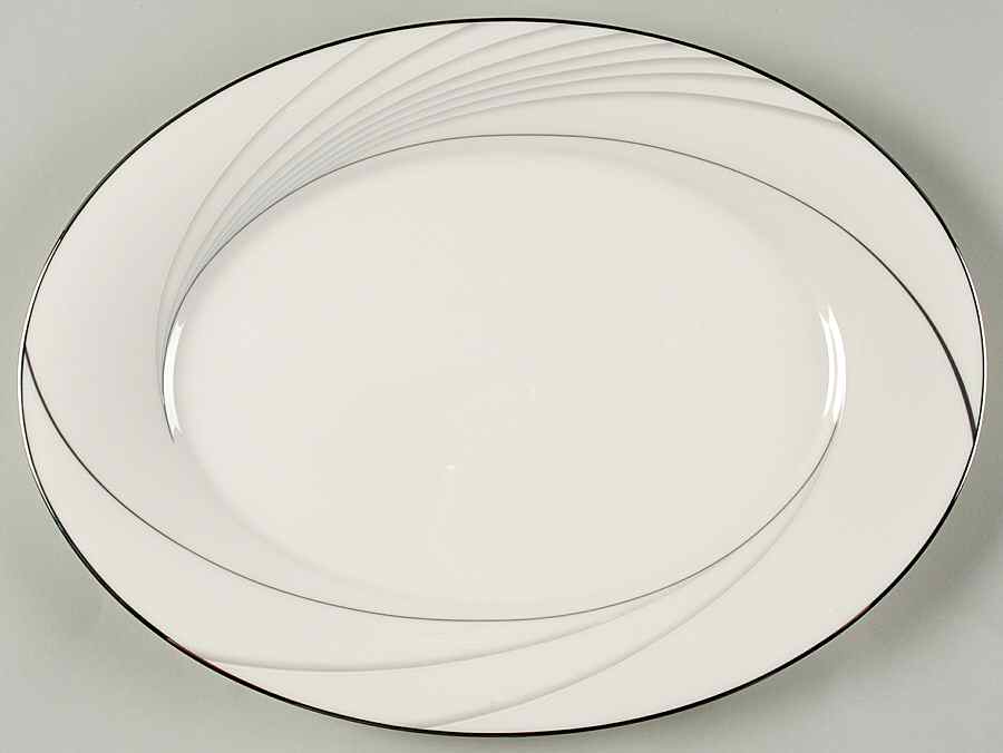 Sterling Tide 13" Oval Serving Platter by Noritake-1