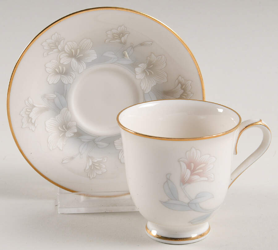 Susan Anne Footed Demitasse Cup & Saucer Set by Noritake-1