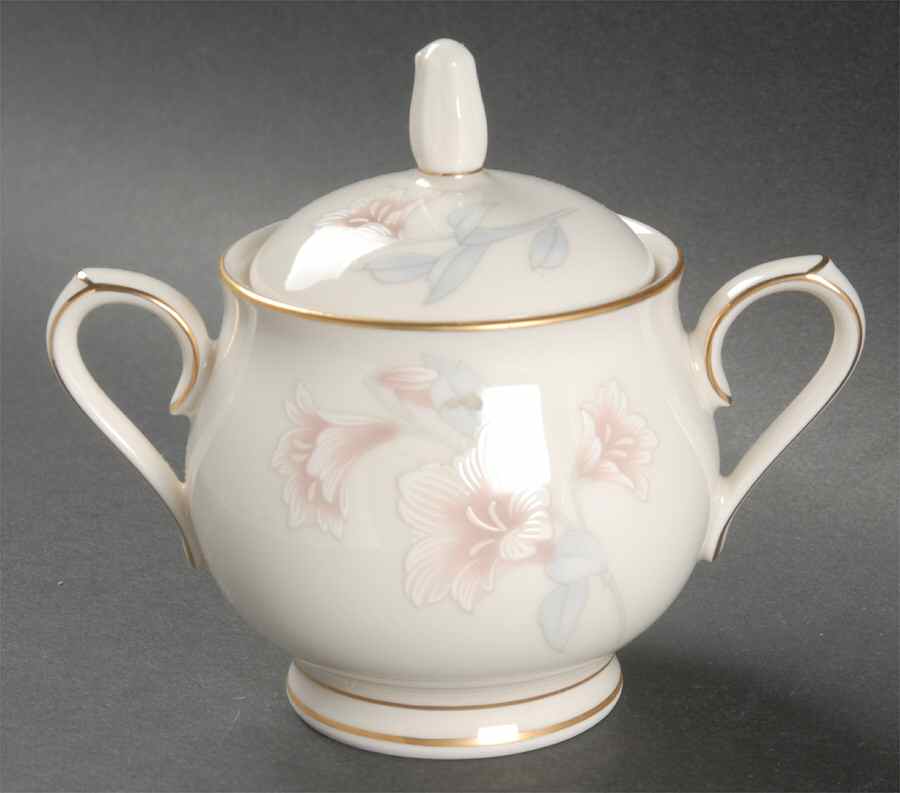 Susan Anne Sugar Bowl & Lid by Noritake-1
