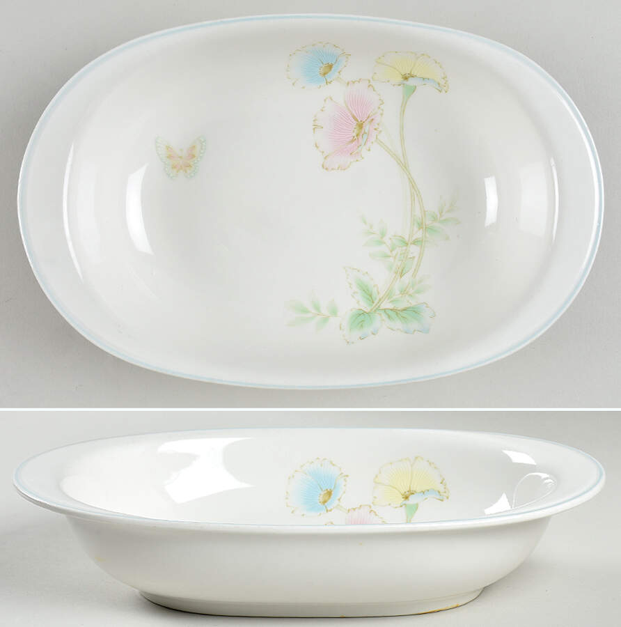 Summer Blossom 10" Oval Vegetable Bowl by Noritake-1