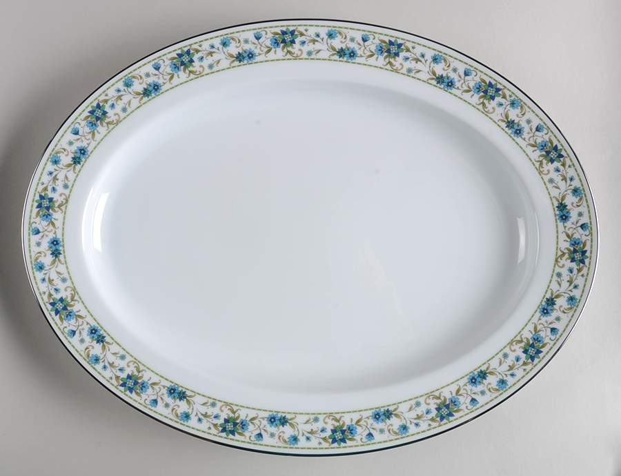 Sue 16" Oval Serving Platter by Noritake-1