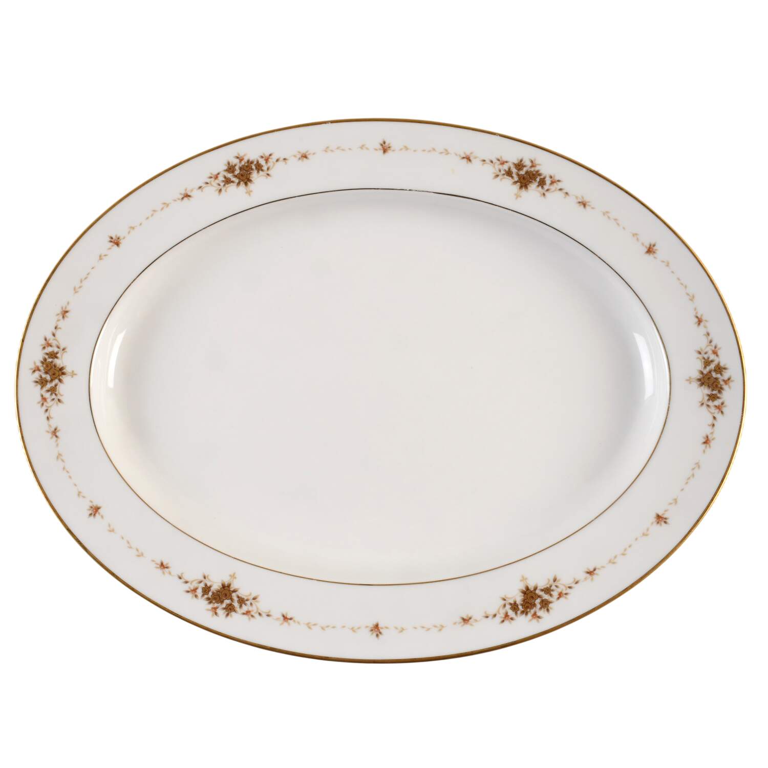 Suffolk 16" Oval Serving Platter by Noritake-1