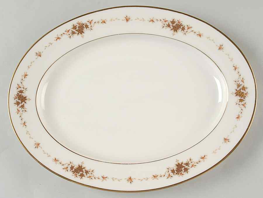 Suffolk 11" Oval Serving Platter by Noritake-1