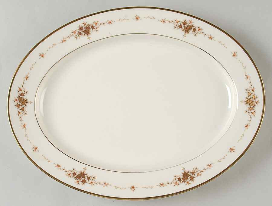 Suffolk 13" Oval Serving Platter by Noritake-1