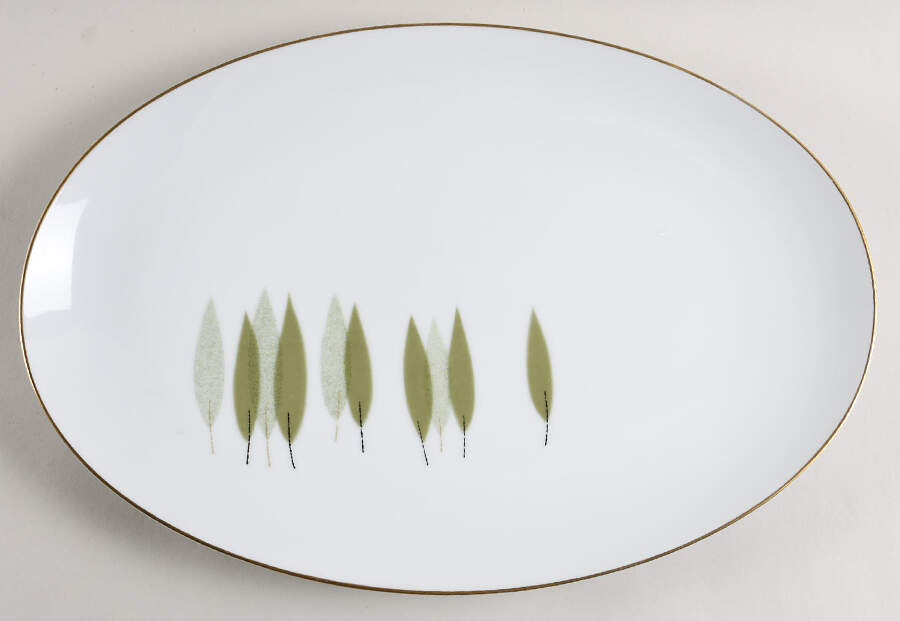 Sugi 16" Oval Serving Platter by Noritake-1