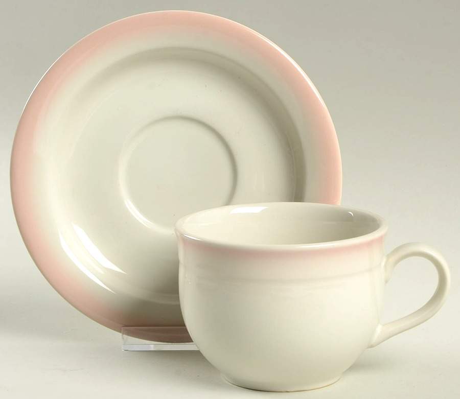 Sunrise Glow Flat Cup & Saucer Set by Noritake-1