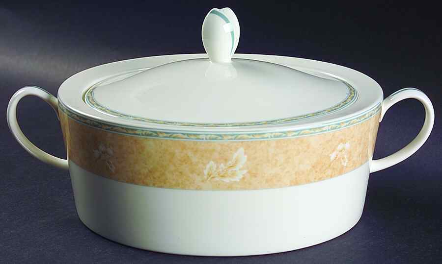 Summer Gold Oval Covered Vegetable by Noritake-1