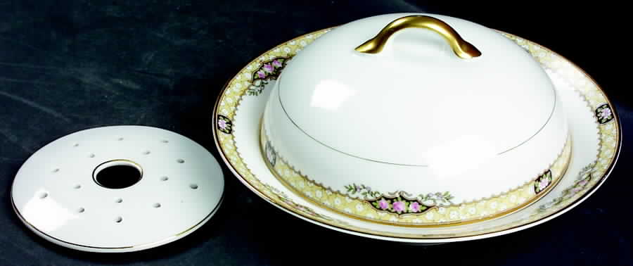 Sultana Round Covered Butter by Noritake-1