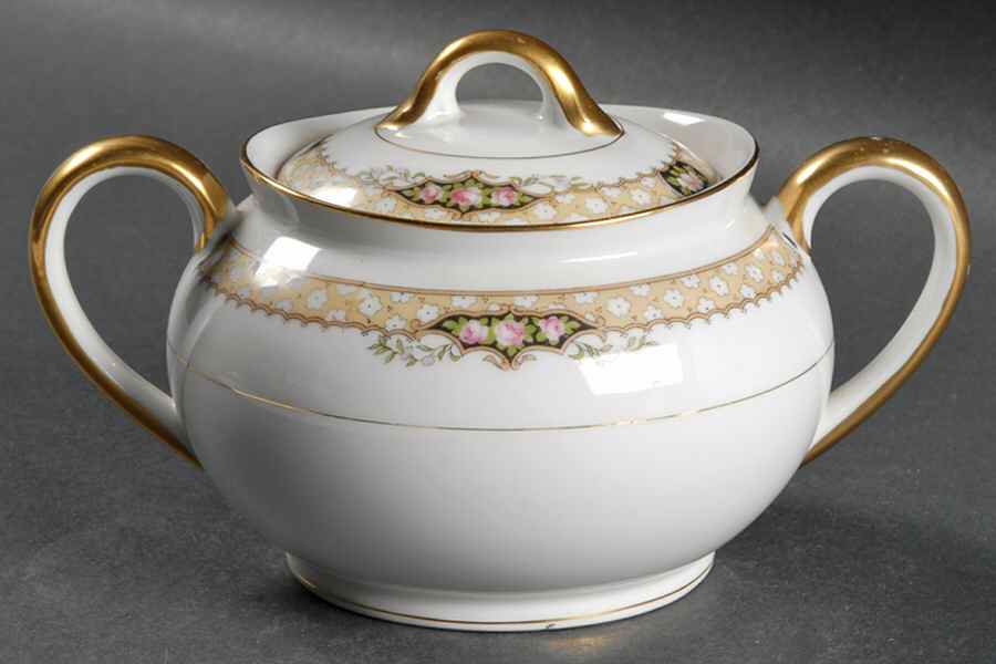 Sultana Sugar Bowl & Lid by Noritake-1