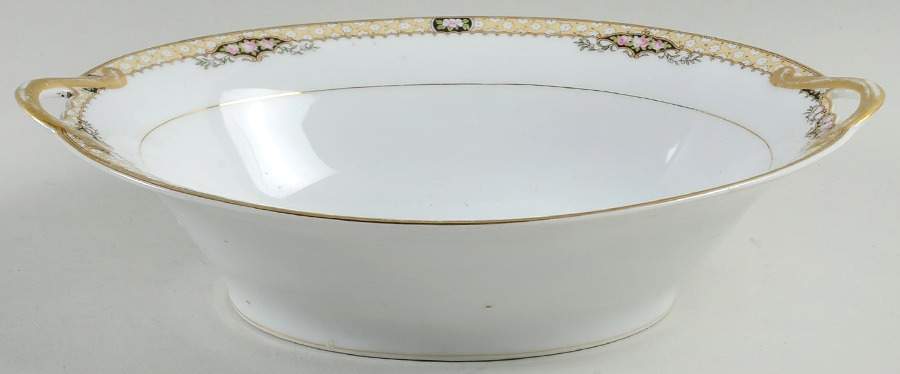 Sultana 10" Oval Vegetable Bowl by Noritake-1
