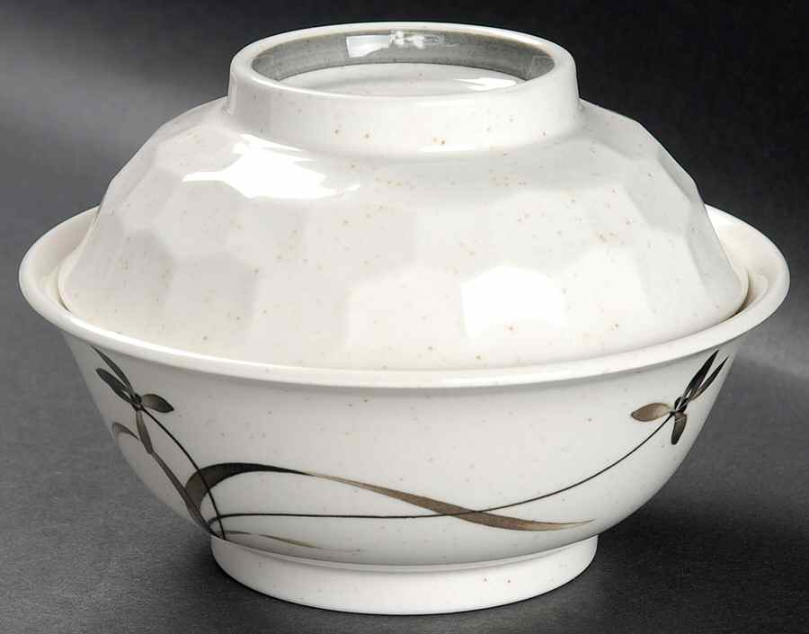 Sumiye Covered Soup has Cereal Base & Fruit Bowl Cover by Noritake-1