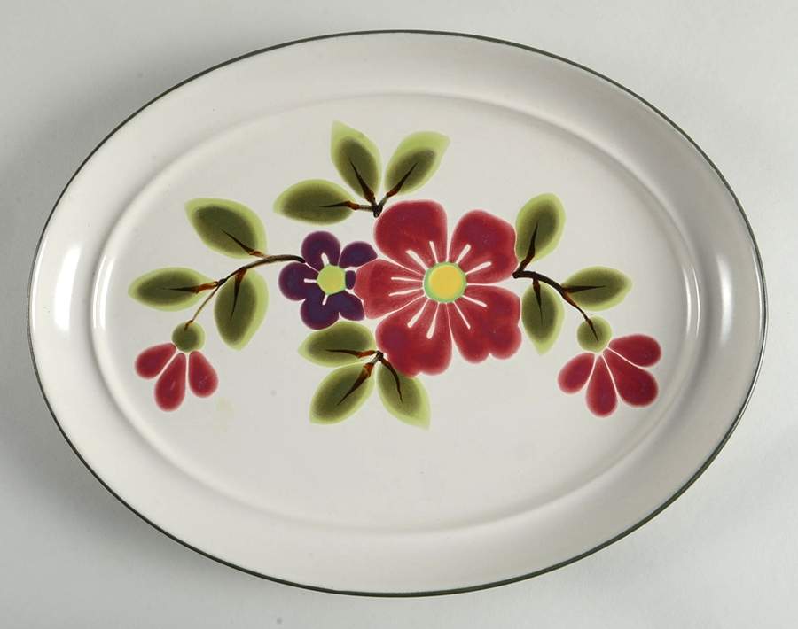 Summerlike 14" Oval Serving Platter by Noritake-1