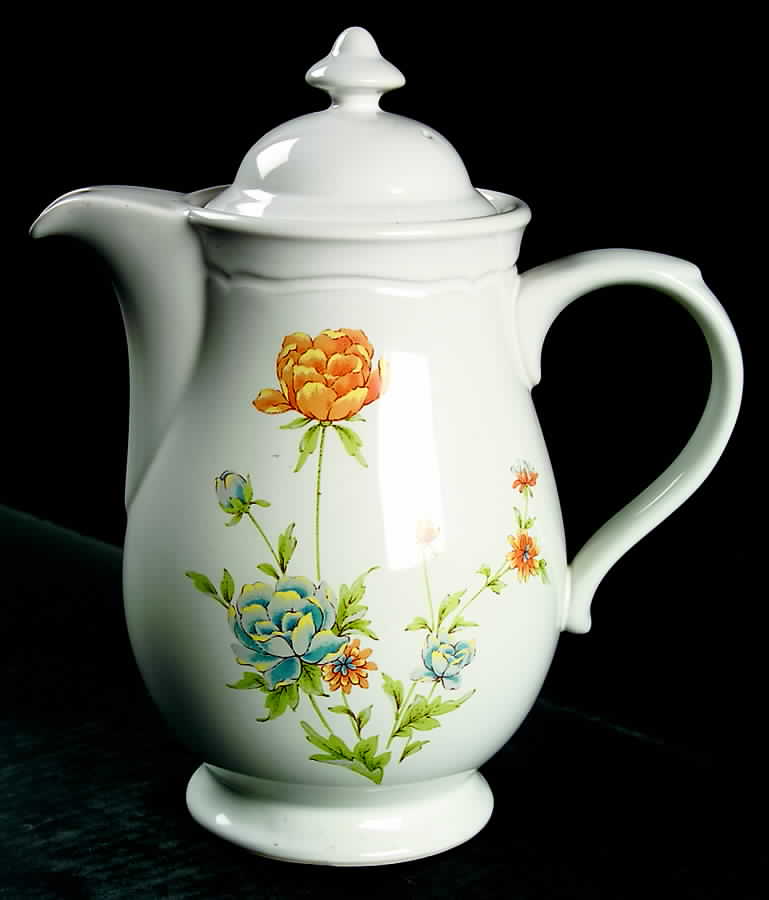 Summerbreeze Tea/Coffee Pot & Lid by Noritake-1