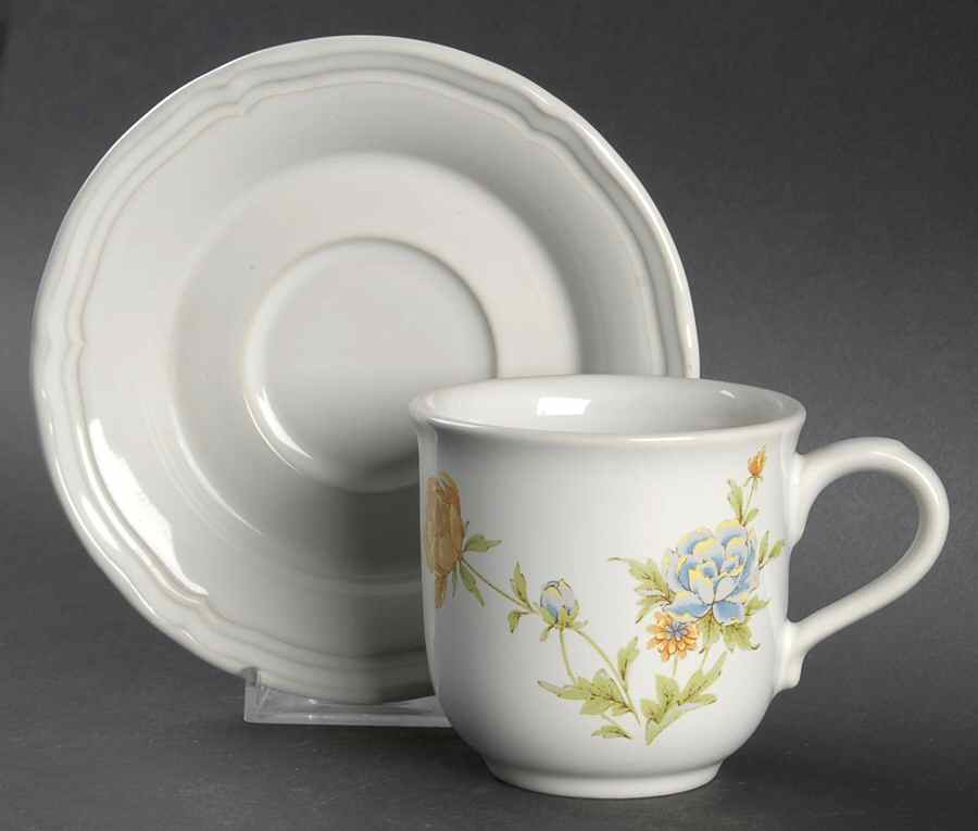 Summerbreeze Flat Cup & Saucer Set by Noritake-1