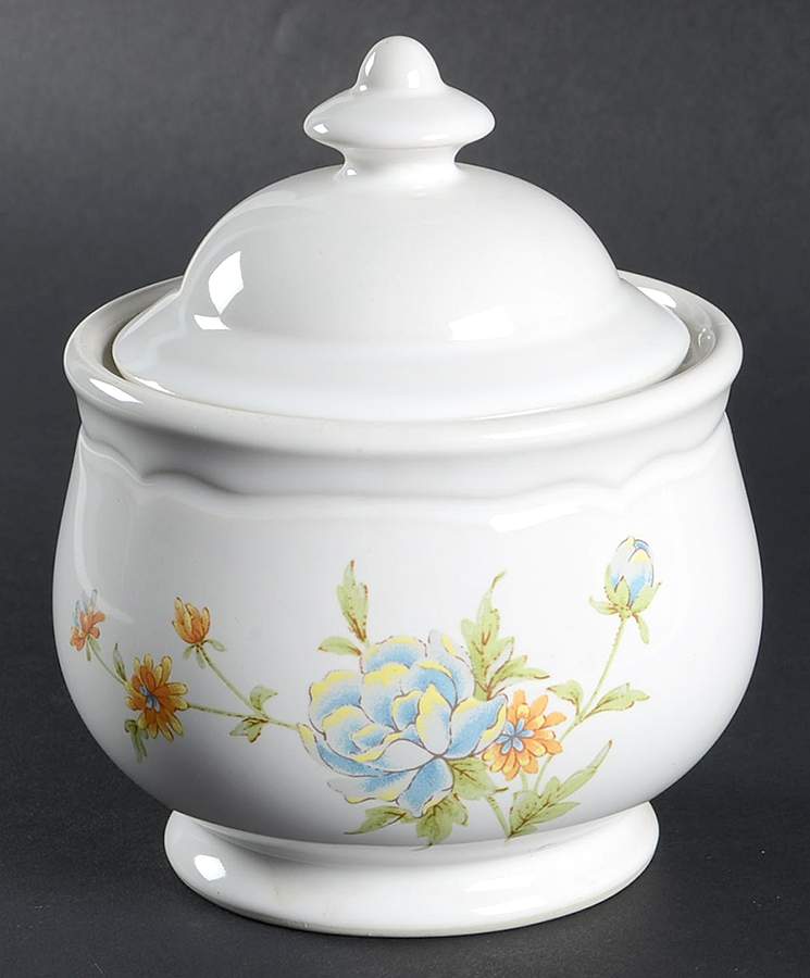 Summerbreeze Sugar Bowl & Lid by Noritake-1
