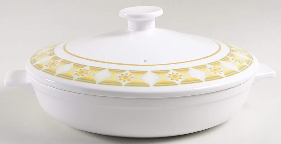 Sunglow Large Skillet & Lid by Noritake-1