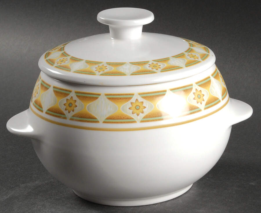 Sunglow Fondue Pot & Lid by Noritake-1