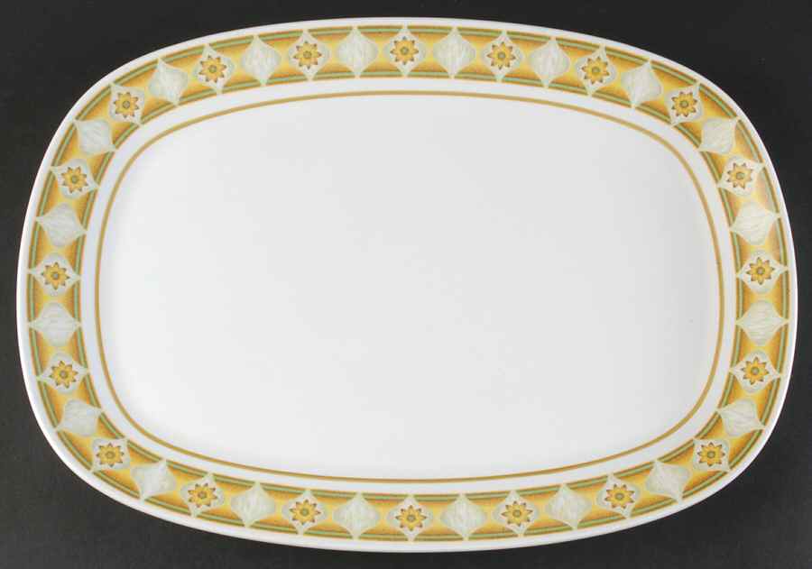 Sunglow 15" Oval Serving Platter by Noritake-1