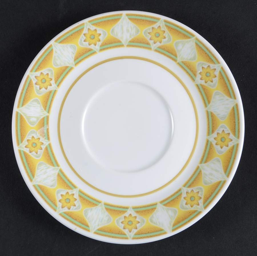 Sunglow Saucer by Noritake-1