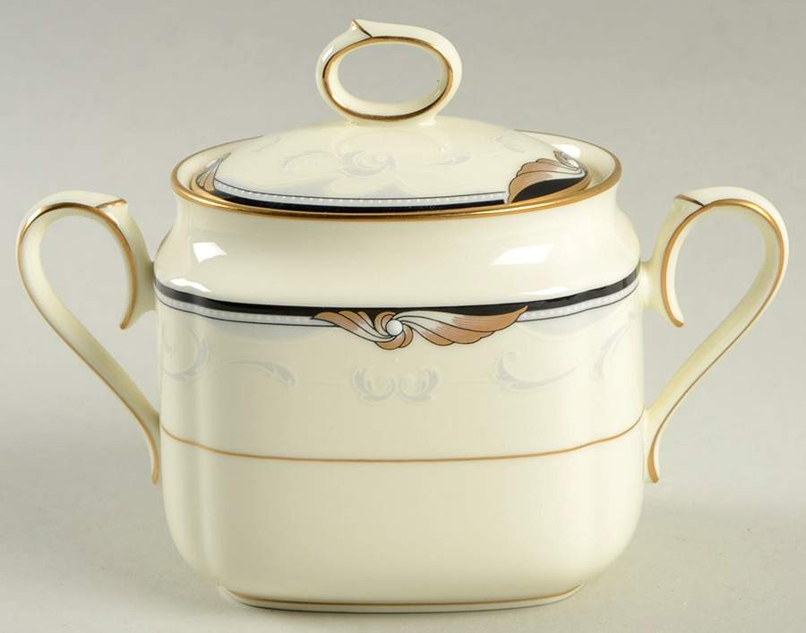 Sunswept Sugar Bowl & Lid by Noritake-1