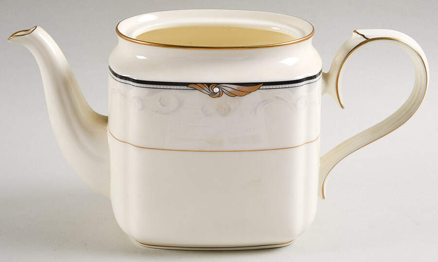 Sunswept Teapot No Lid by Noritake-1