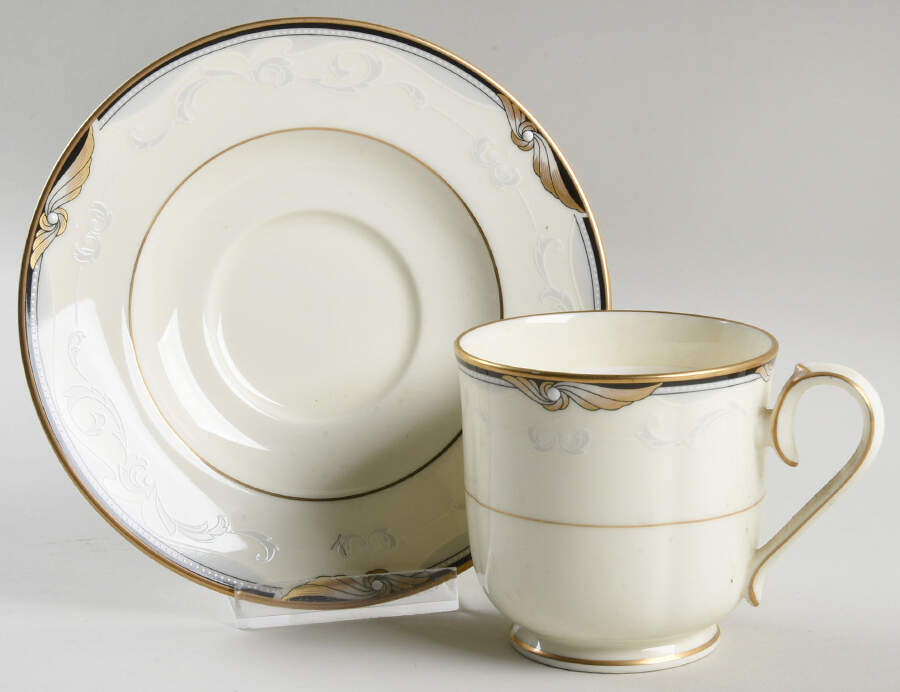 Sunswept Footed Cup & Saucer Set by Noritake-1
