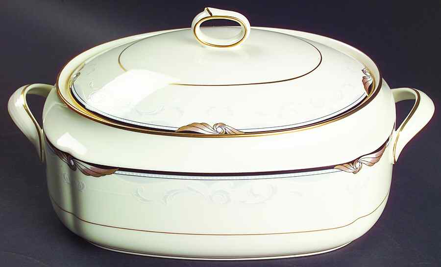 Sunswept Oval Covered Vegetable by Noritake-1